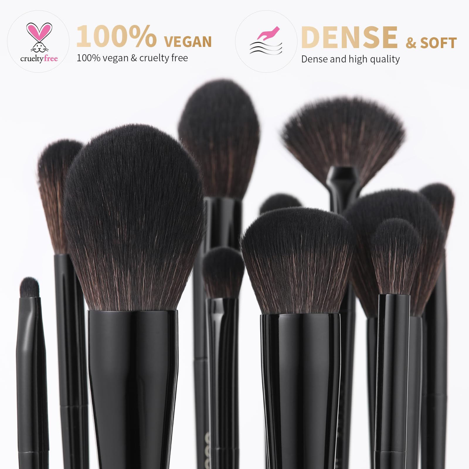 Docolor eyeshadow blending brush obsidian for seamless gradients and soft edges