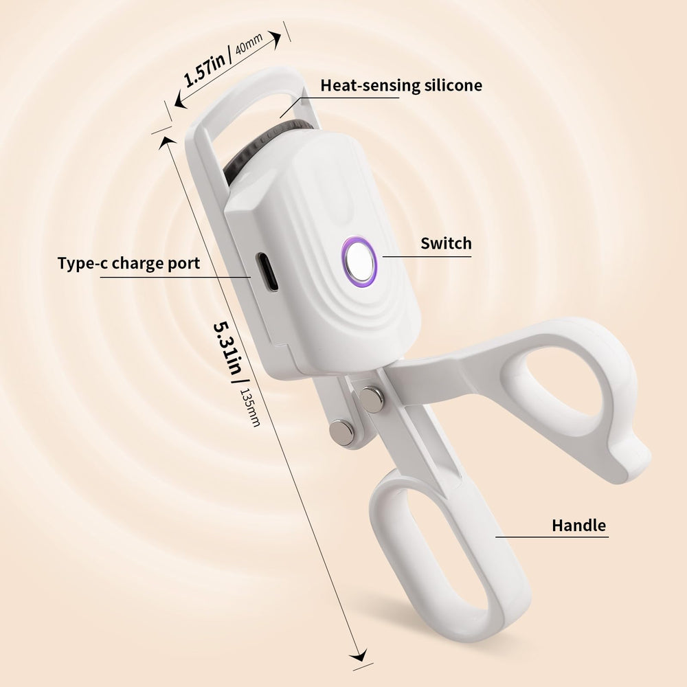 docolor heated eyelash curler auto-off safety feature for peace of mind