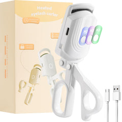 docolor heated eyelash curler showing fast heat up for quick lift