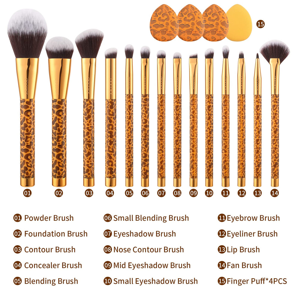 Docolor Leopard eyebrow-defining brush for sharp definition