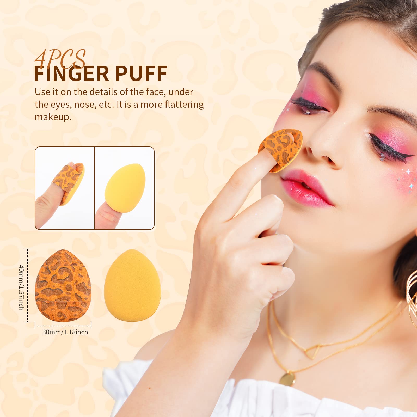 Docolor Leopard foundation brush for even skin-tone application
