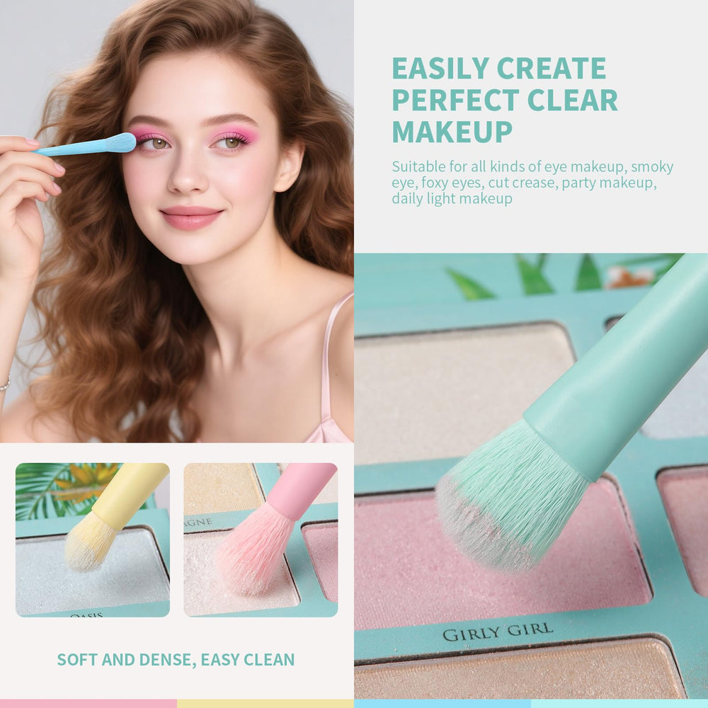 Docolor foundation brush provides smooth coverage with flat-top design