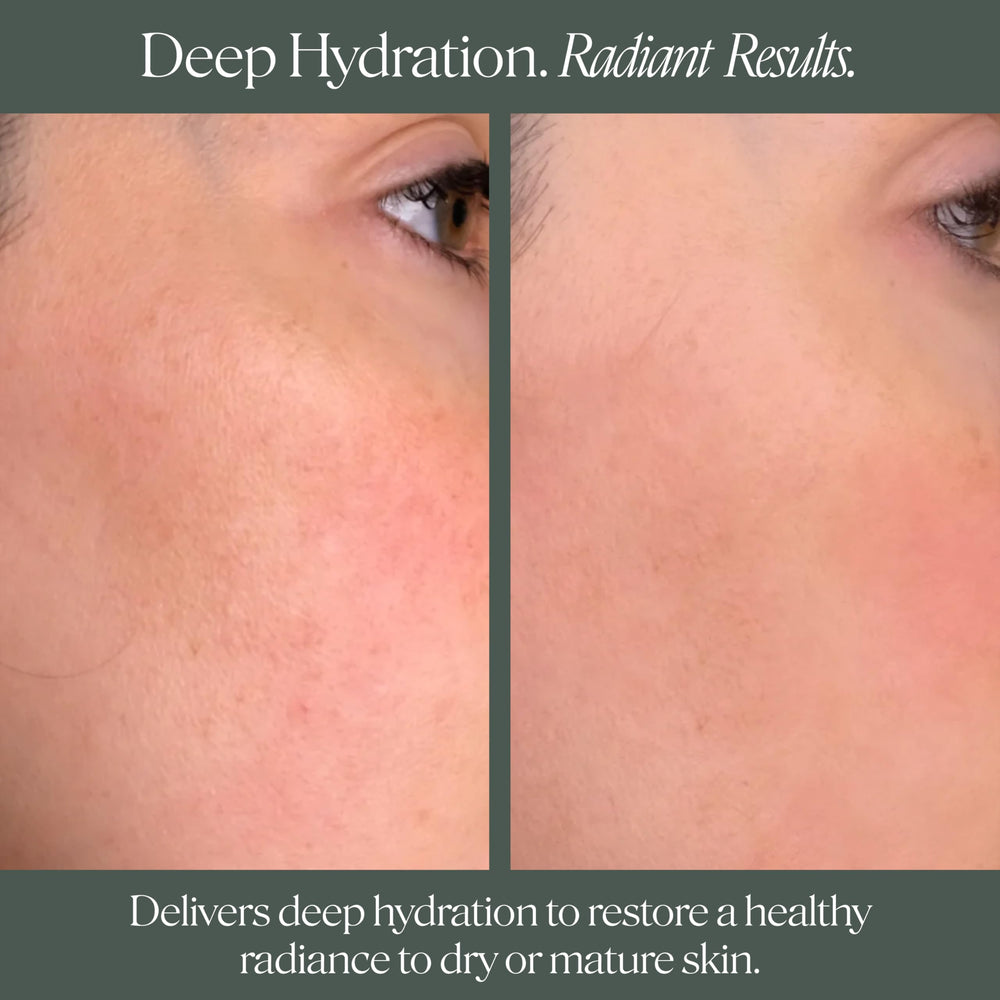 Green formulation highlights plant-based ingredients and dermatologist-created care.