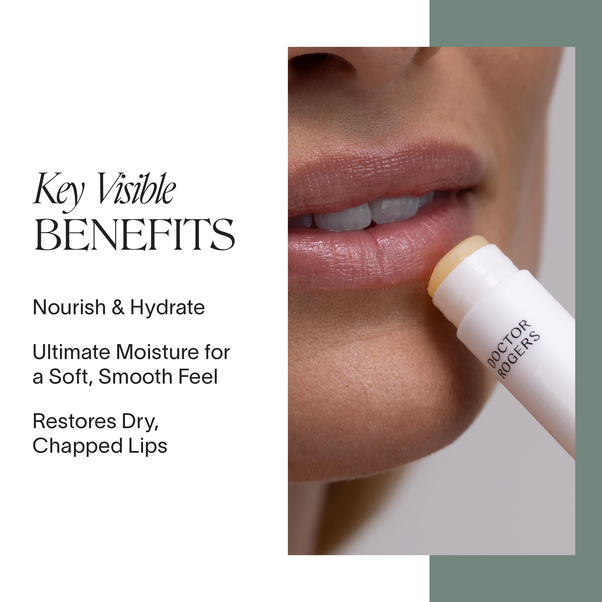Doctor Rogers Lip Balm pack of three tubes for daily hydration