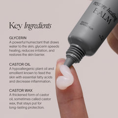Doctor Rogers Restore Healing Balm cap highlights portable, on-the-go relief.