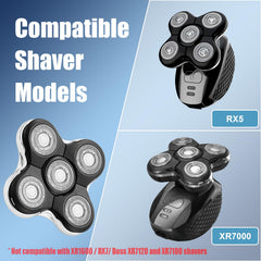 DODAER XR7000 head pack durable replacements for smooth shaves.