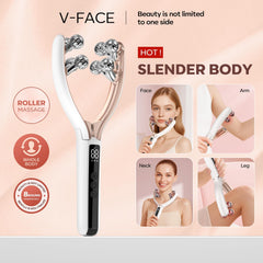 Doge&Vollar facial massager contour-fitting head glides along jawline for precise care