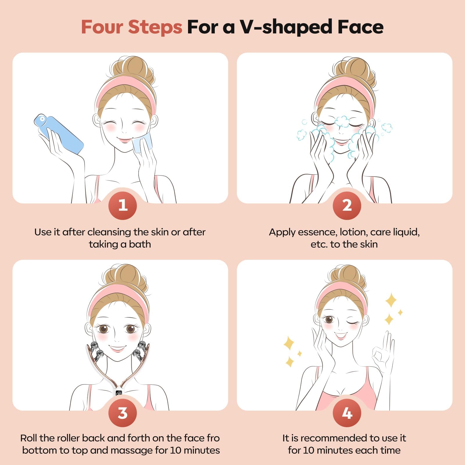 Doge&Vollar facial massager enhances daily skincare routines with convenient massage