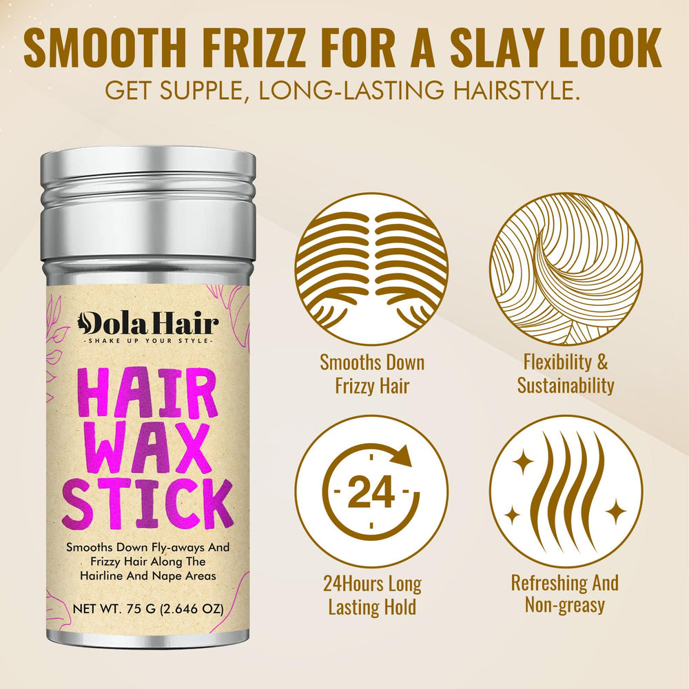 Dolahair wax stick dance-performance: ideal for buns and updos in performances.
