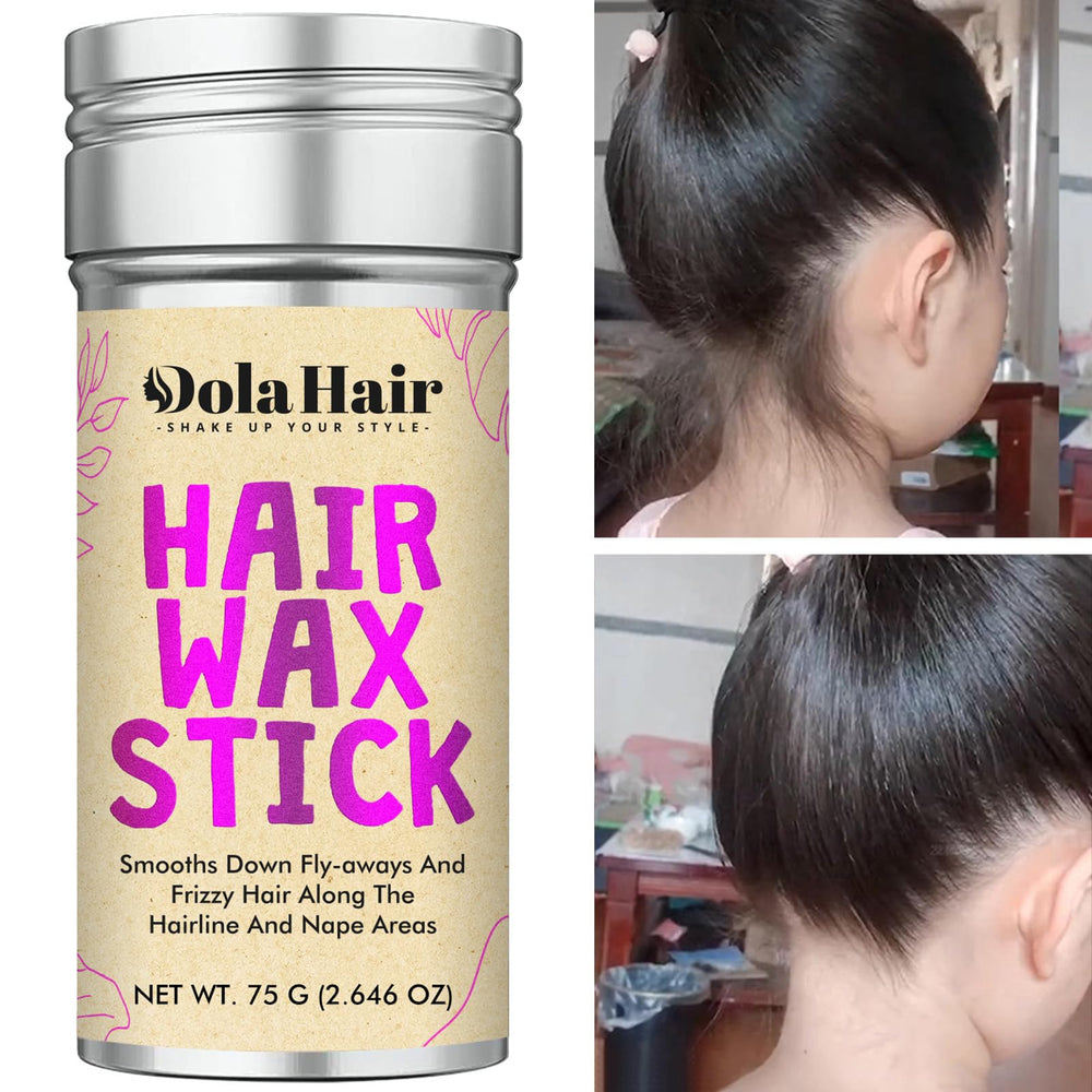 Dolahair wax stick easy-application: mess-free direct-to-hair use.