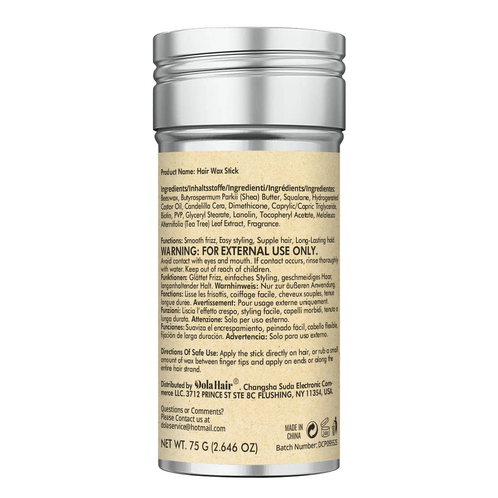 Dolahair wax stick easy-washout with shampoo after use