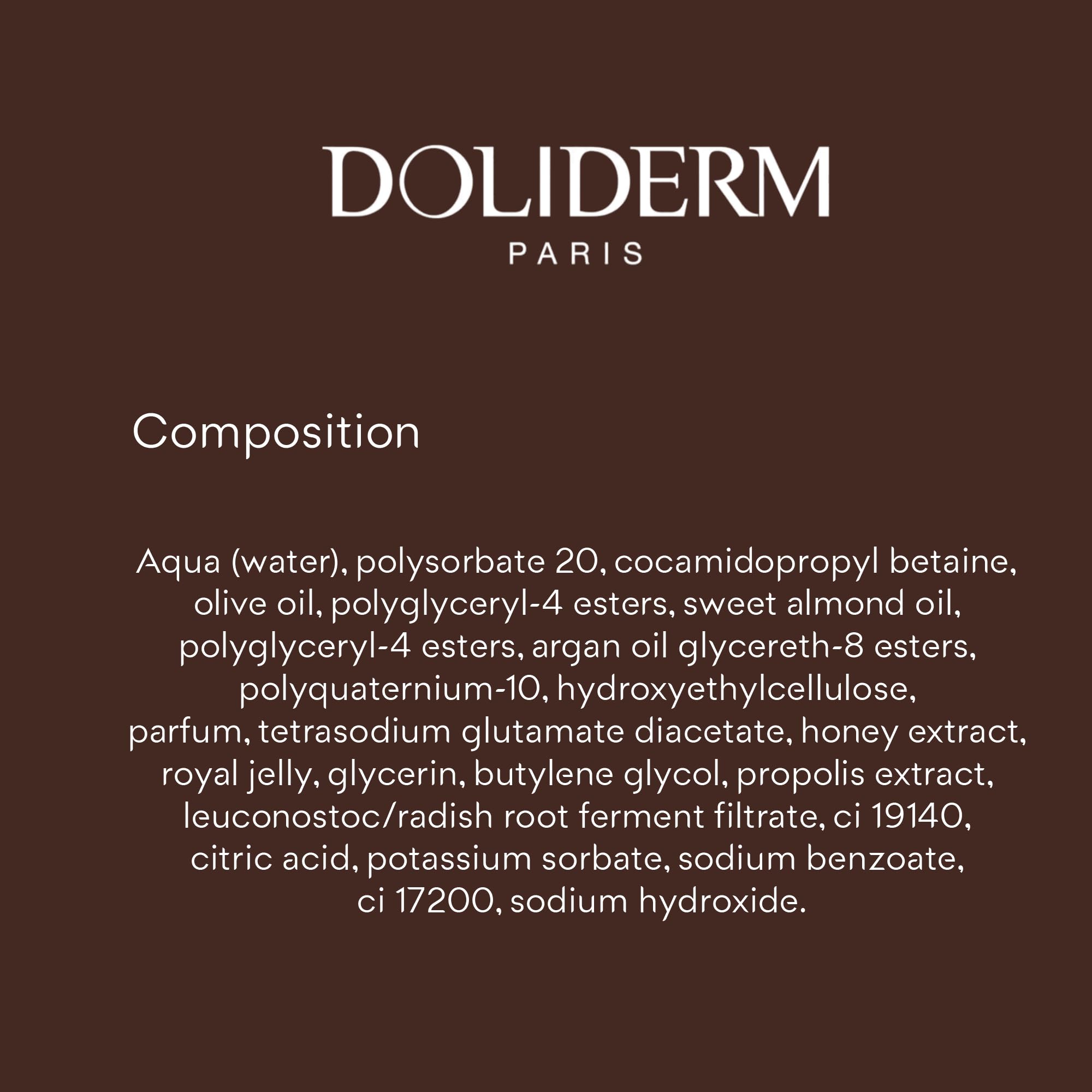 Doliderm Paris Rituel de Miel honey shower oil paired with other Rituel de Miel products