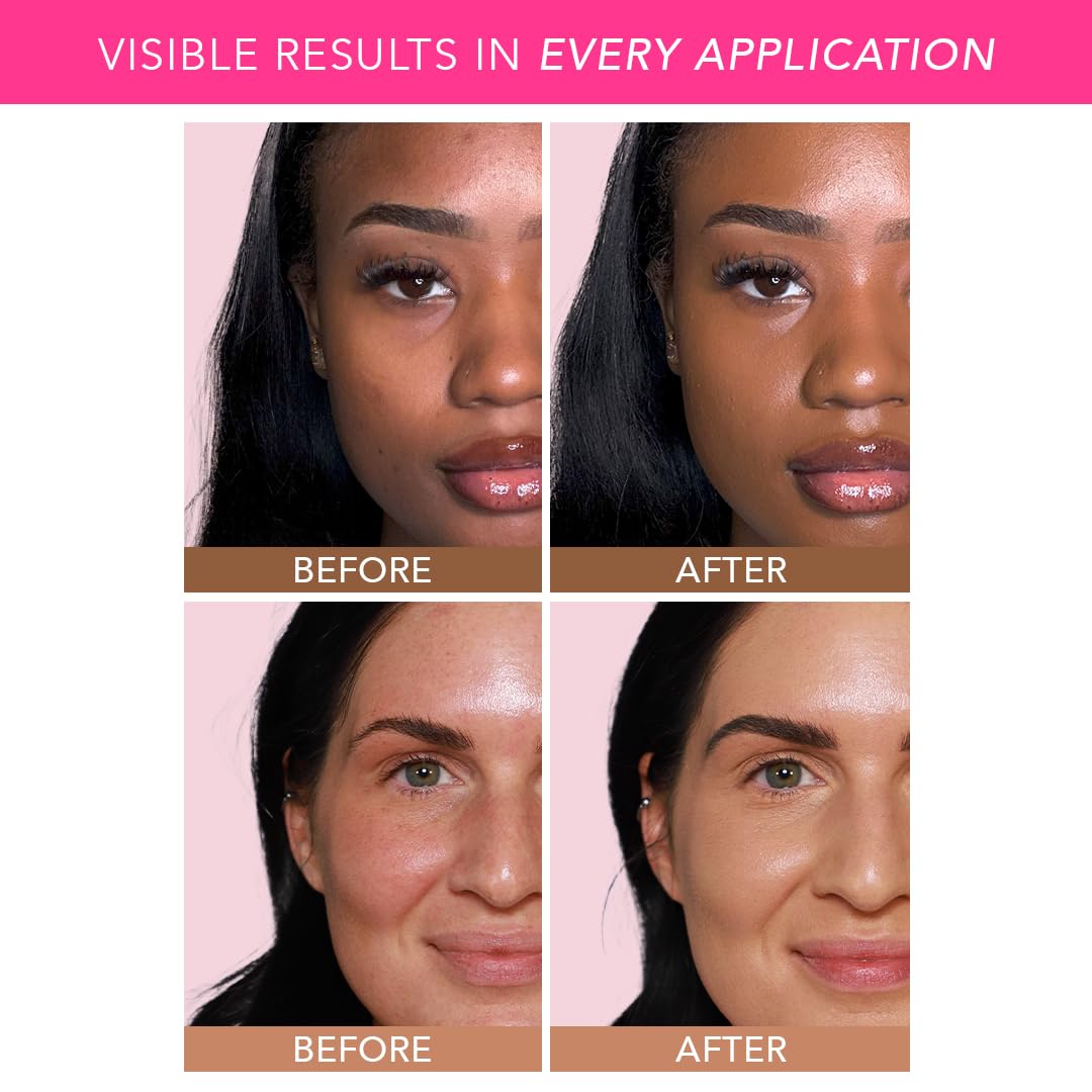 DOLL 10 NO. mature-skin glow application demonstrates natural radiance