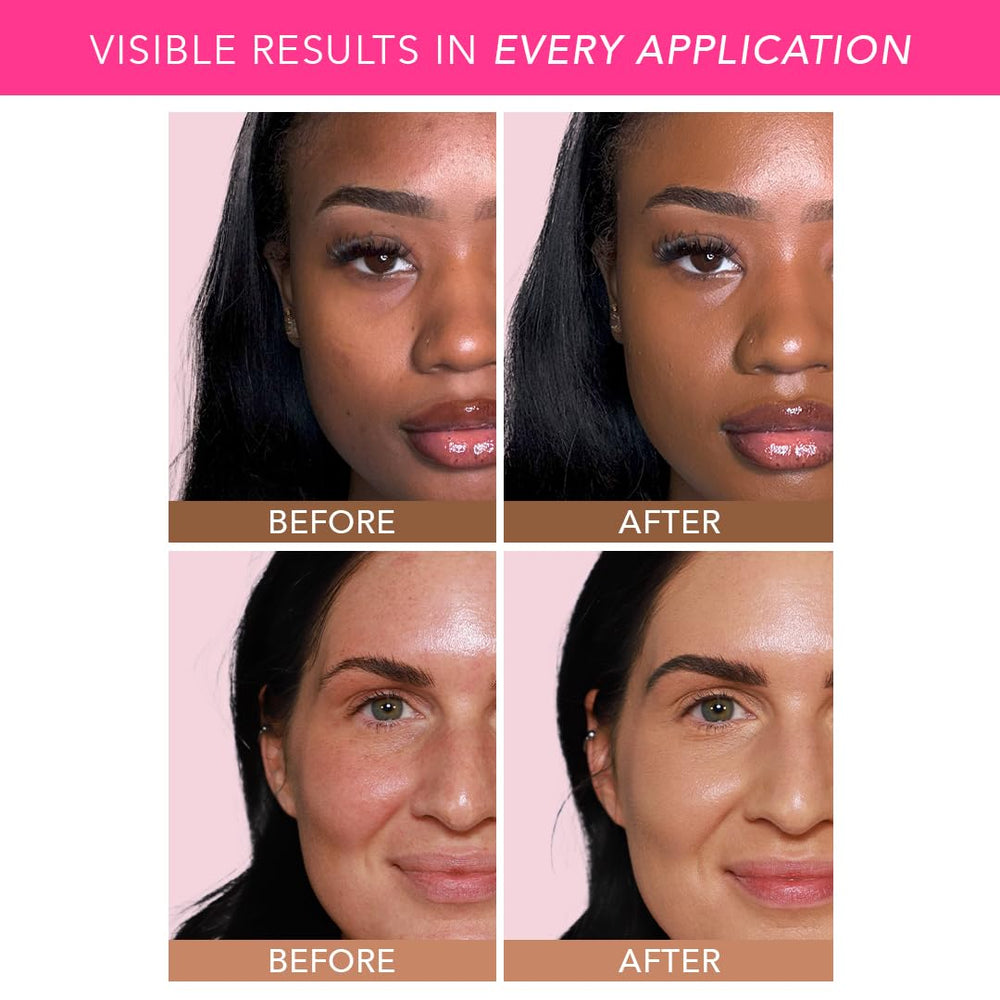 DOLL 10 NO. mature-skin glow application demonstrates natural radiance