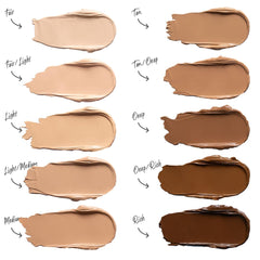 DOLL 10 NO TCE Liquid Filter CC Cream minimizes visible pores in a gentle, blurring effect.