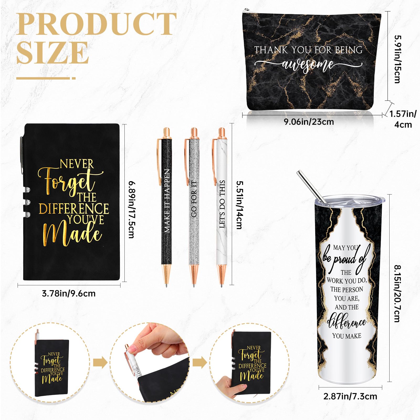 Domensi inspirational canvas bag offers a bright, reusable carry-all