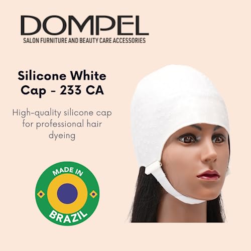 DOMPEL gorro de silicona con aguja, aplicación precisa para cubrir cada mechón.