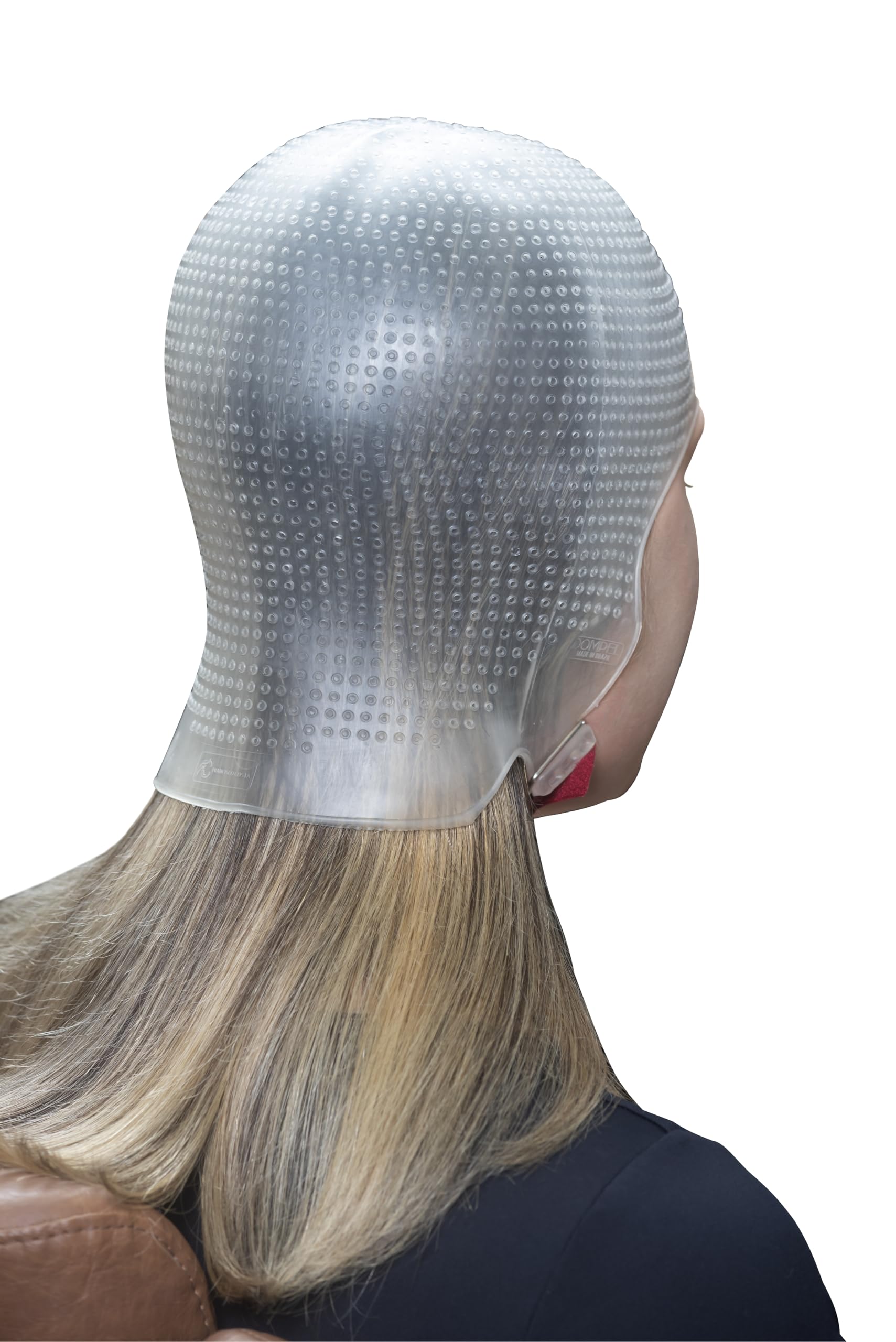Dompel Sparta 2.4K cap professional-grade tool used by stylists.