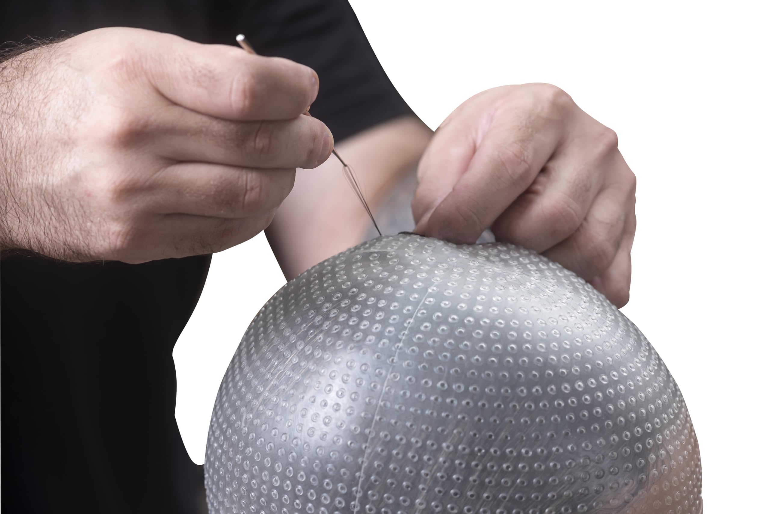 Dompel Sparta 2.4K cap shown in a professional salon setting.