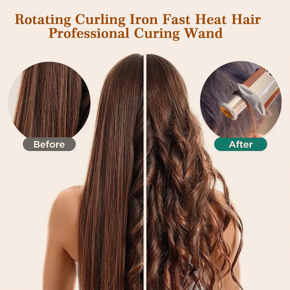 DONFON 2-in-1 iron with PTC fast heating delivers quick styling