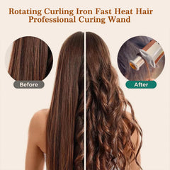 DONFON 2-in-1 iron with PTC fast heating delivers quick styling