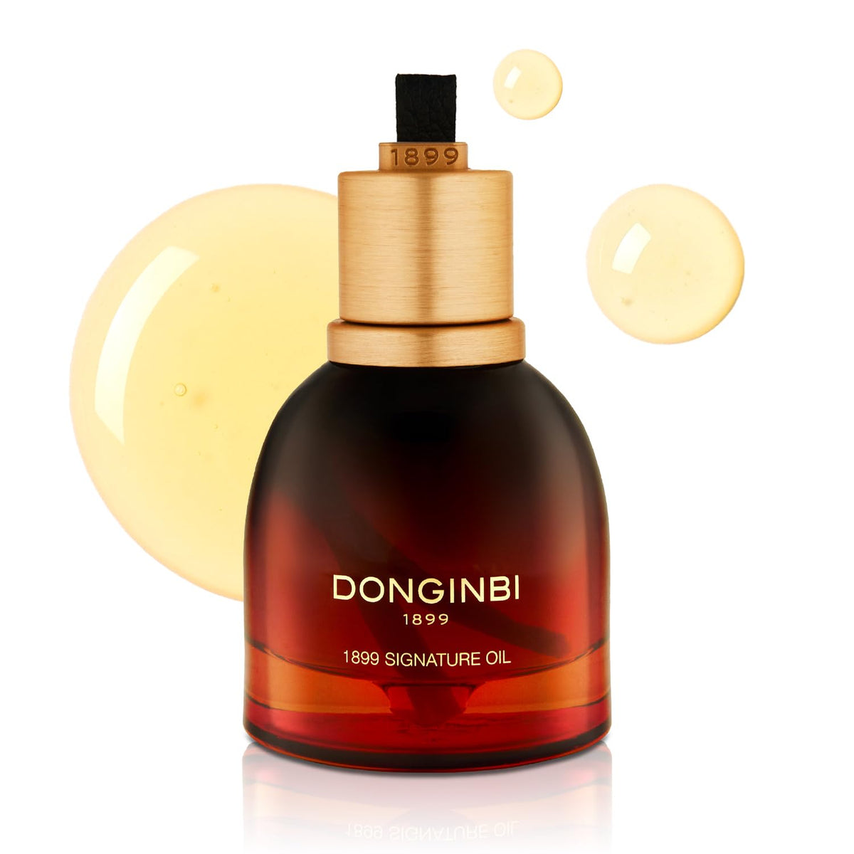 Donginbi 1899 Signature Oil bottle shows fast absorption for deep hydration.