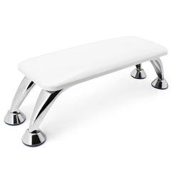 DONGYUNAI arm rest for nails tech white front view offers comfortable nail sessions.