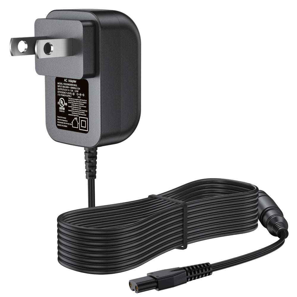 DONYOIE 5V charger for Skull Shaver enables quick, safe grooming power.