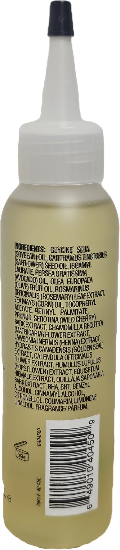 Doo Gro Mega Long Oil on damp hair smooths frizz and adds moisture.