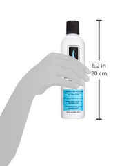DOO GRO Mega Thick Strengthener Leave-in close-up on strands showing strengthened, shiny, frizz-free look