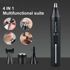 DoonTyxiad 11000 RPM motor trims thick hair quickly and cleanly.