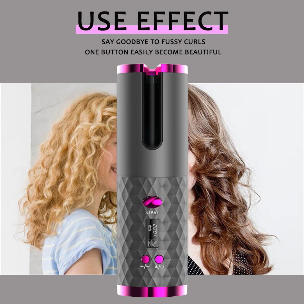 DOORTIAN fast-heating curler reaches 60 seconds for quick styles.