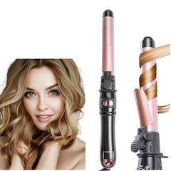 Dopheuor automatic curling wand rose gold front view for salon-like waves