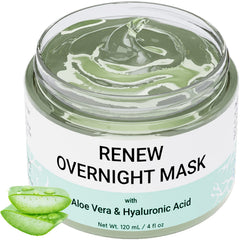 Doppeltree Renew overnight mask jar – deeply hydrating overnight treatment for refreshed morning skin.