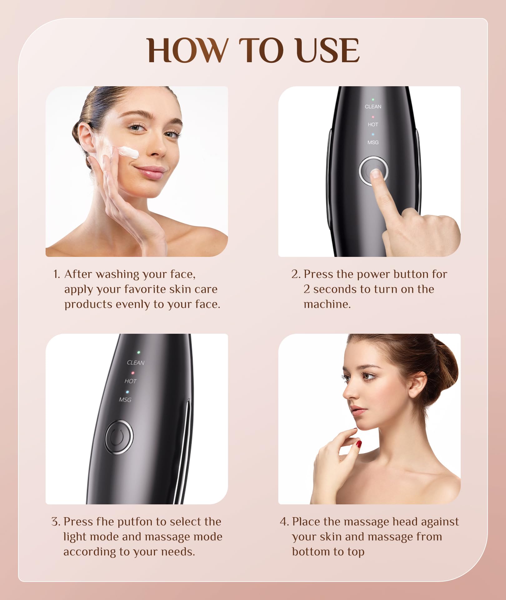 Dopsikn portable travel-friendly device for on-the-go skincare sessions.