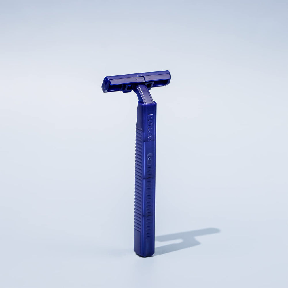 Dorco Fresh Twin Blade Razor 60-count packaging supports bulk shopping for home or gym.