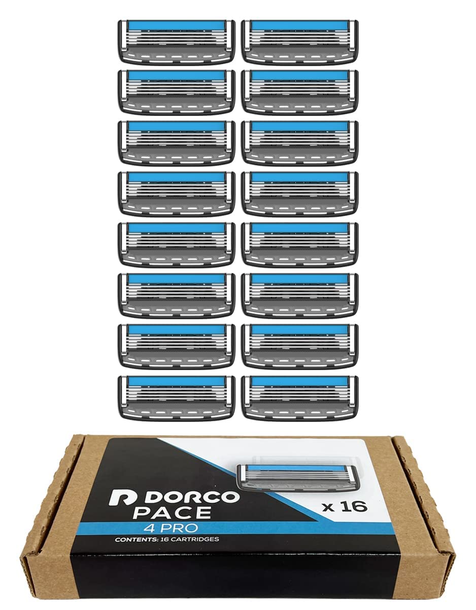Dorco Pace 4 Pro pivoting head for smooth contour shaving