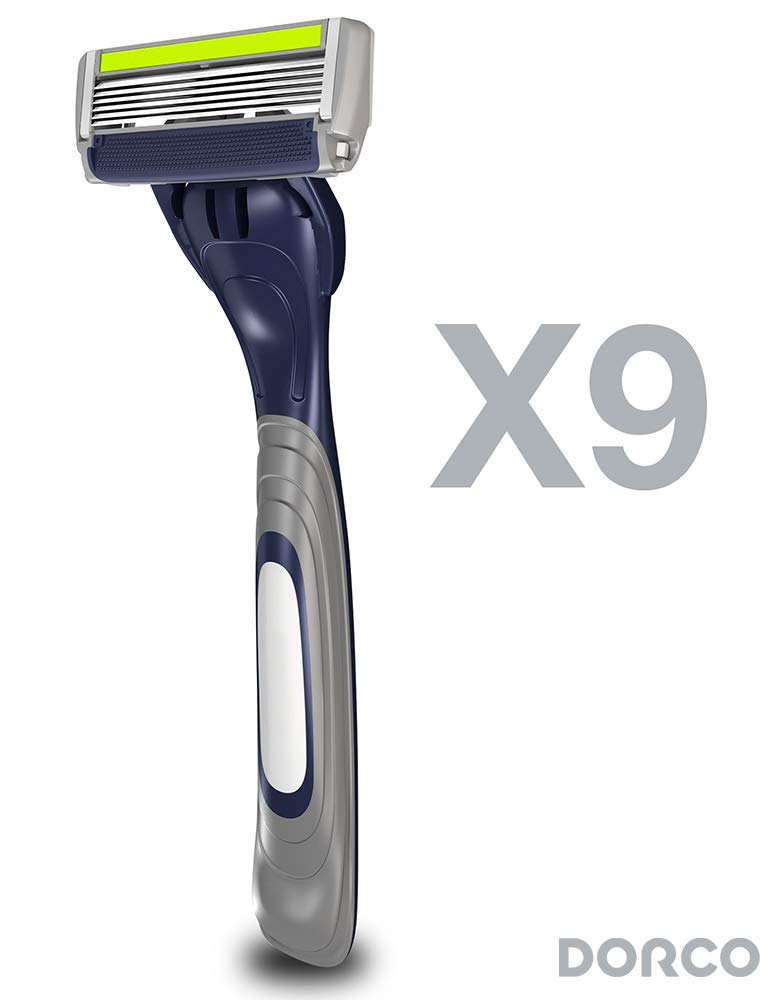 Dorco Pace 6 Plus trimmer system for precise detailing around edges.