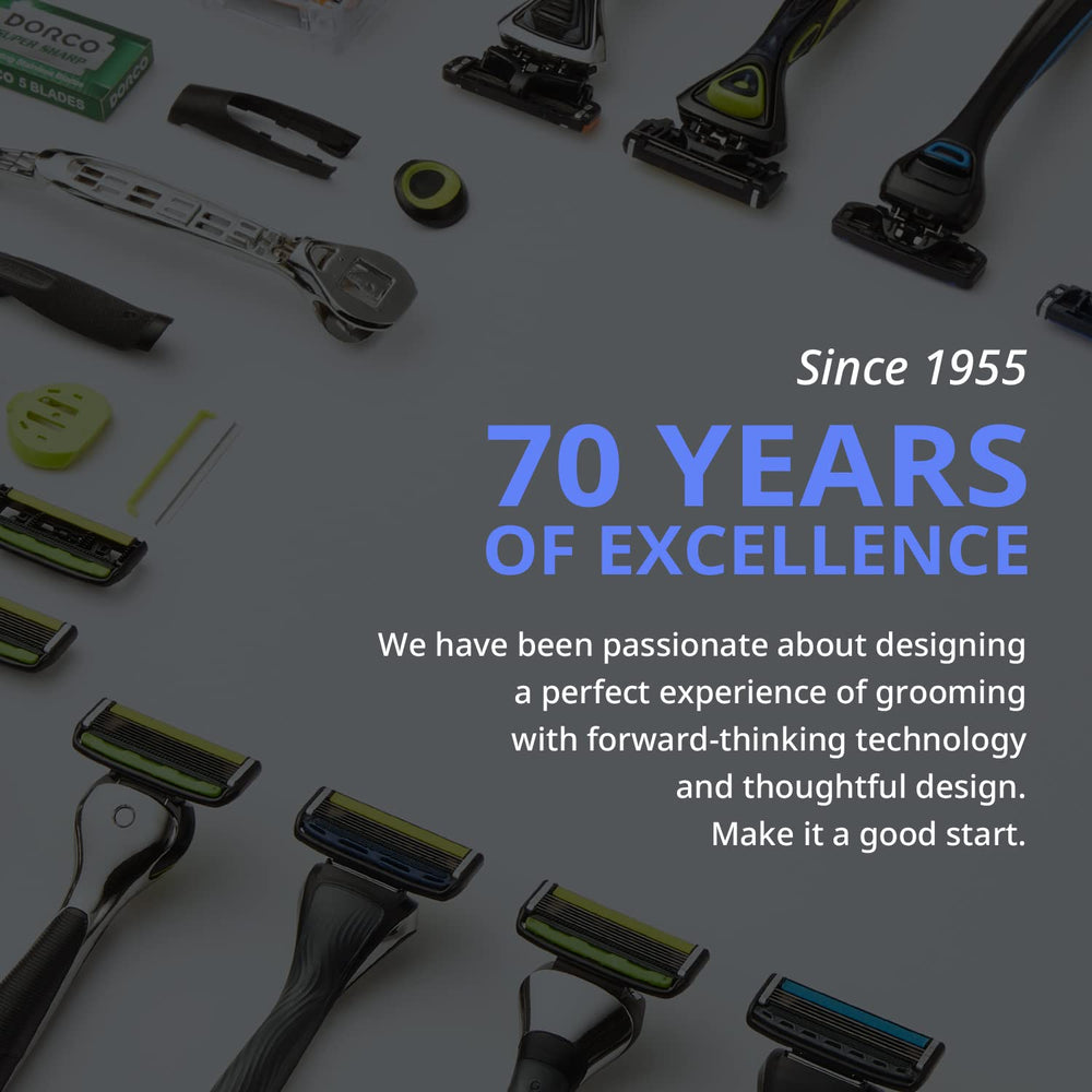Dorco Pace 7 long-lasting shave test illustrating all-day smoothness.