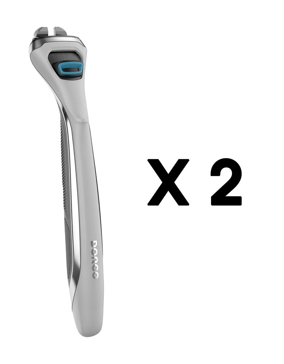 Dorco Pace 4 Pro guardbar protects your skin while guiding hair into blades.