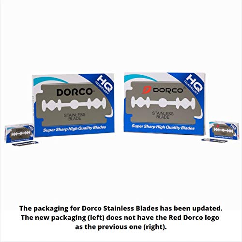 DORCO ST300 blades suited for barber and home grooming.