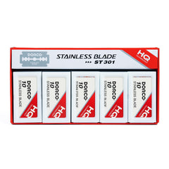 Dorco ST301 platinum blade detail showing long-lasting sharpness