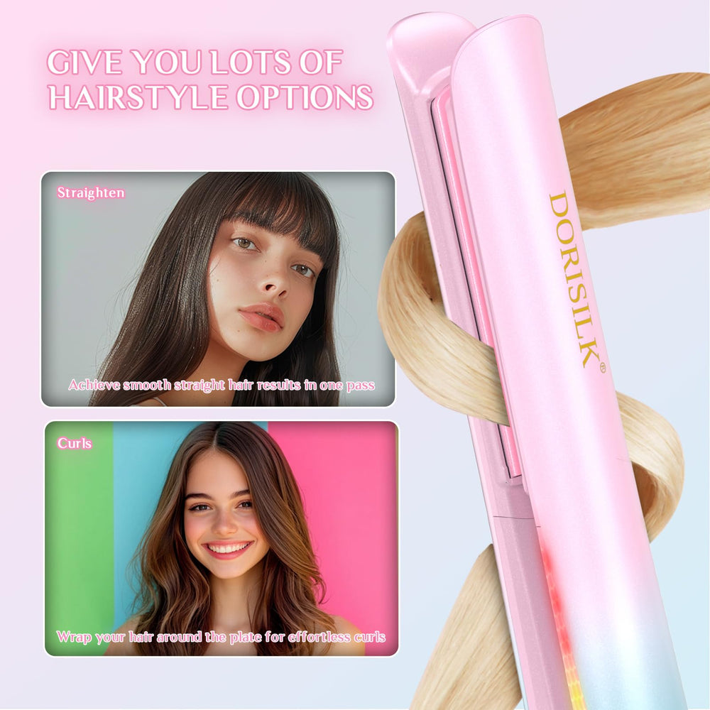 DORISILK 2x smoother styling with even heat distribution
