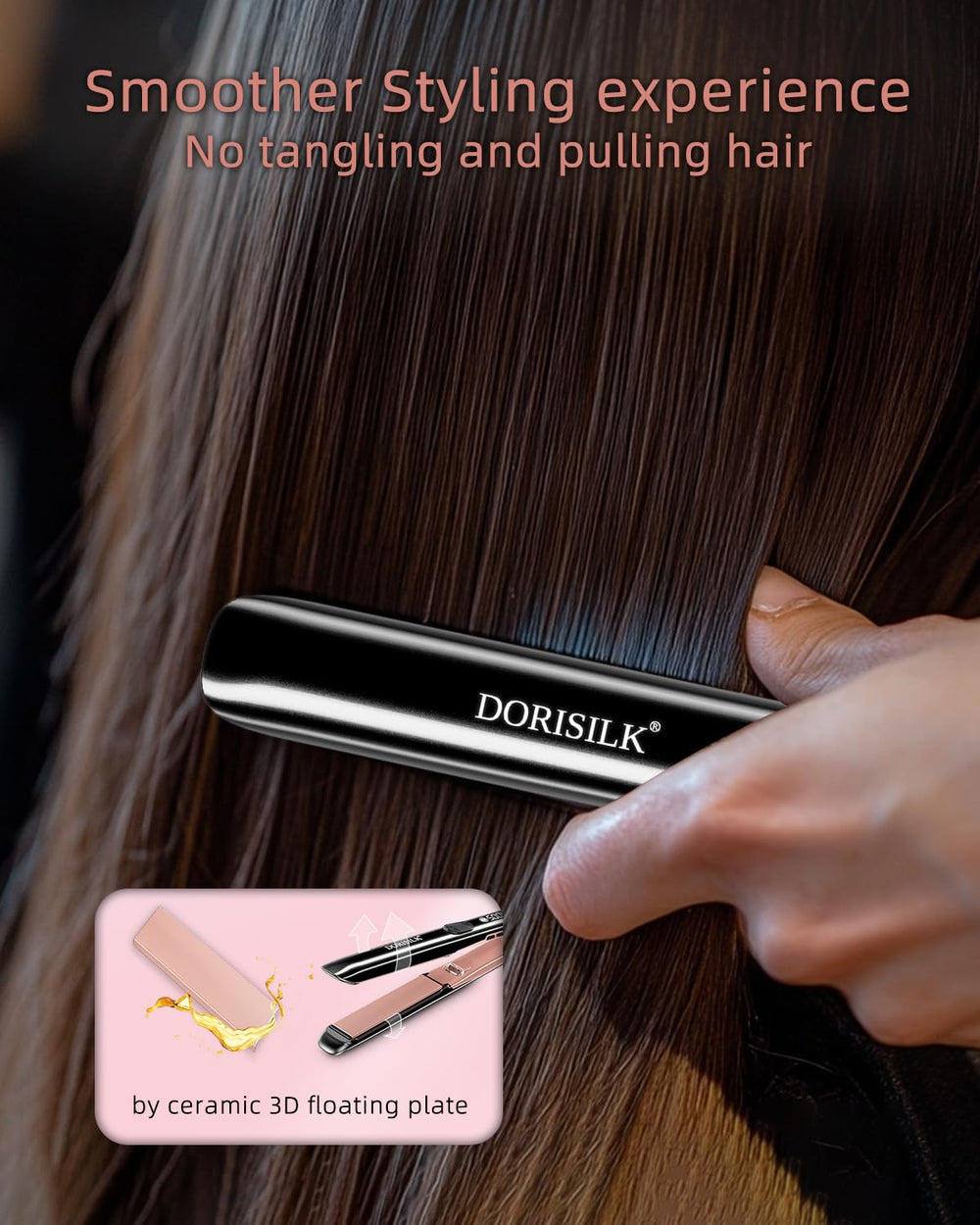 DORISILK premium finish and salon-grade performance in a compact package