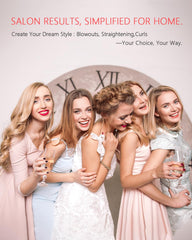 DORISILK tourmaline ceramic barrel delivers frizz control and glossy finish.