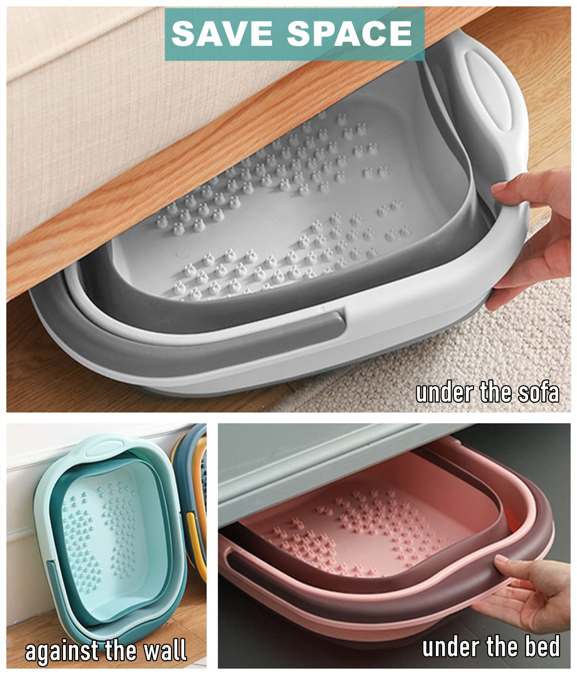 DoroSun foot spa massager with 120 nodes for soothing foot circulation.