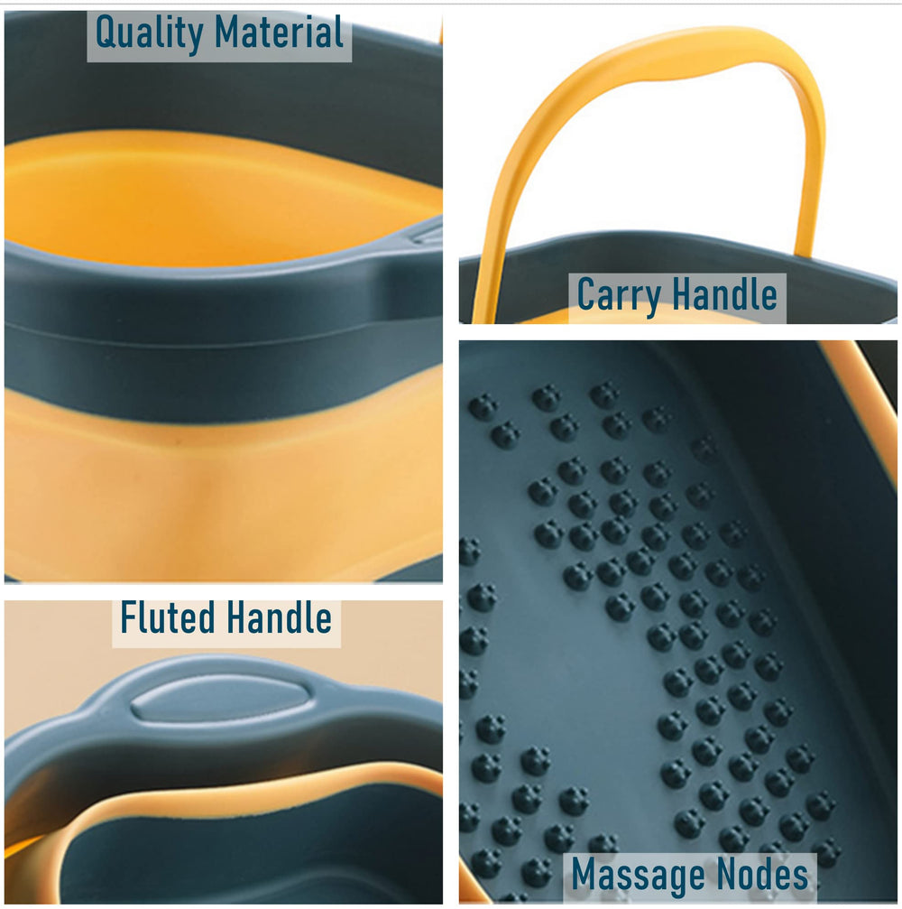DoroSun PP and TPE material foot bath ensures easy cleaning and durability