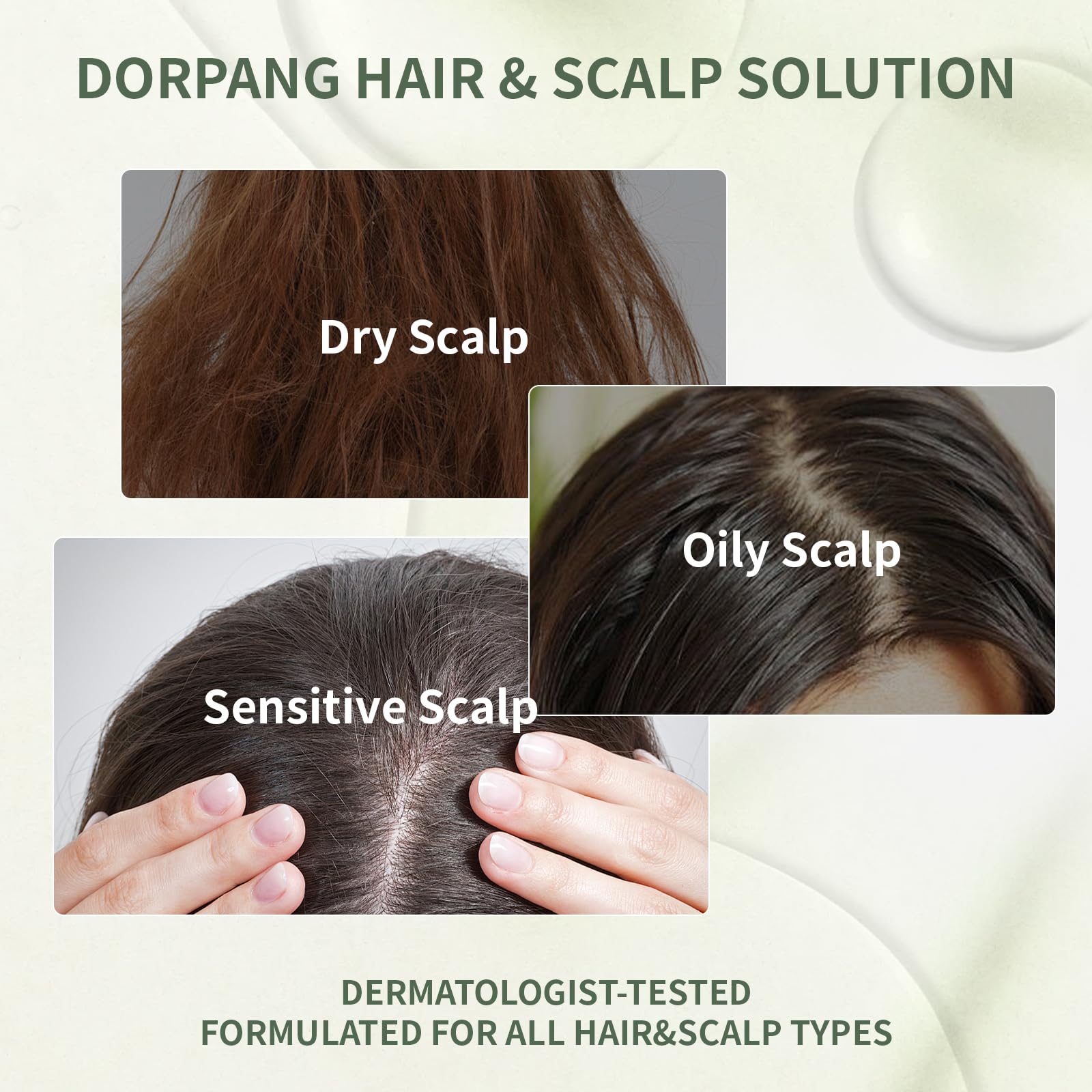 DORPANG Anagain ingredient close-up promoting hair vitality