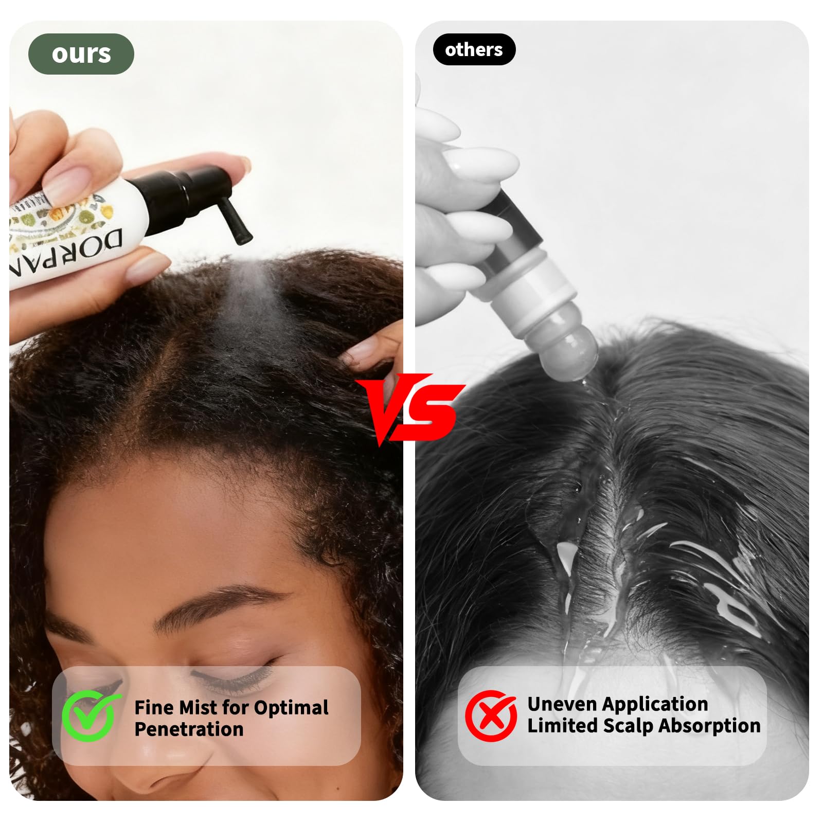 DORPANG Capixyl ingredient close-up for scalp nourishment
