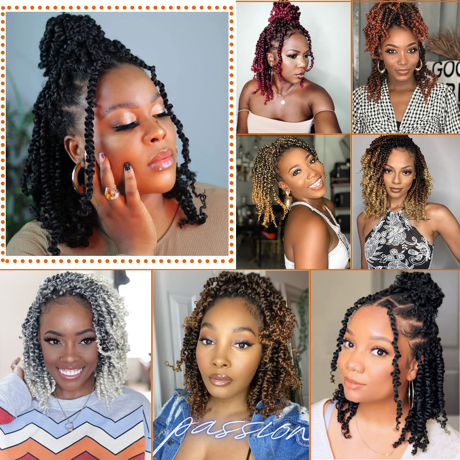 Dorsanee passion twist color TBUG bold contrast option